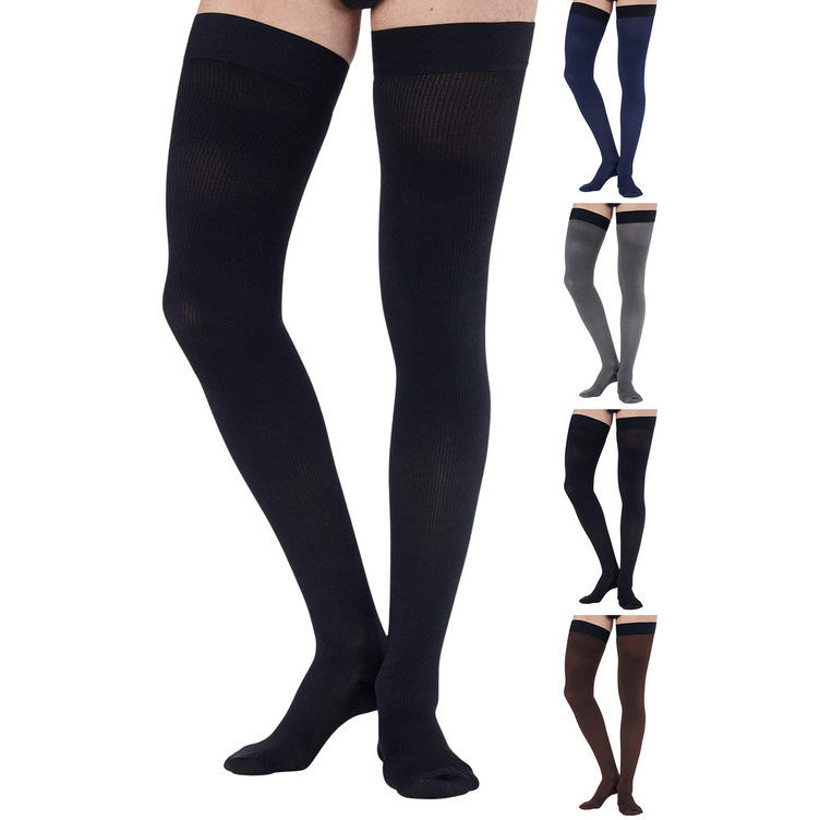 Compression Over Knee Thigh Highs for Men 20-30mmHg, A2017