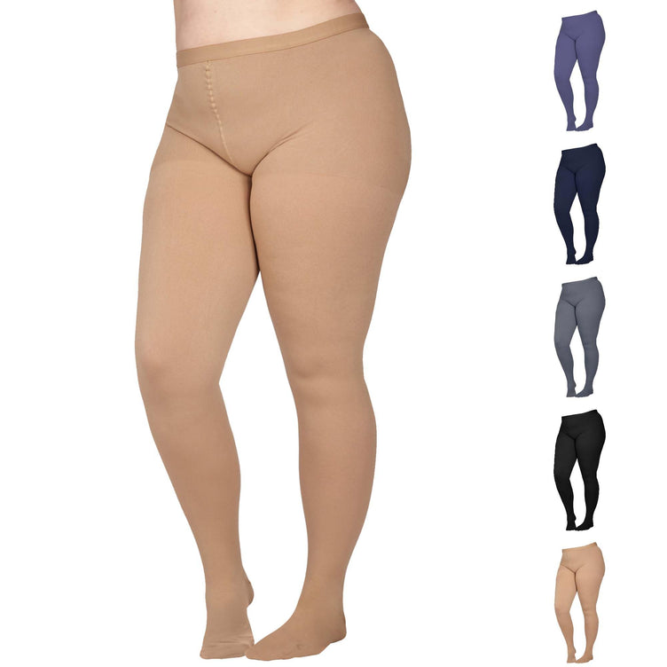 Opaque Compression Pantyhose for Women 20-30mmHg, A204