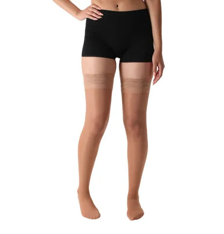 Lace Grip Top Compression Stockings 8-15mmHg, A108