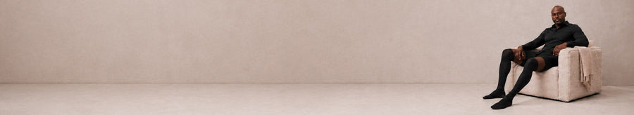 Men’s Thigh High Compression Stockings for Full-Leg Support