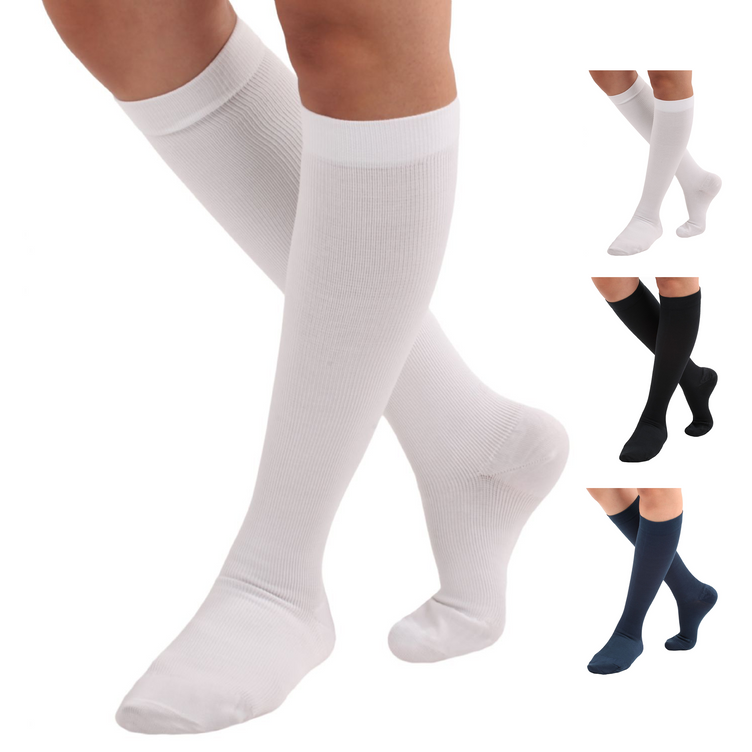 Opaque Compression Socks for Women 15-20mmHg, A1010W