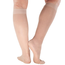 Sheer Compression Knee High for Women 15-20mmHg, A101