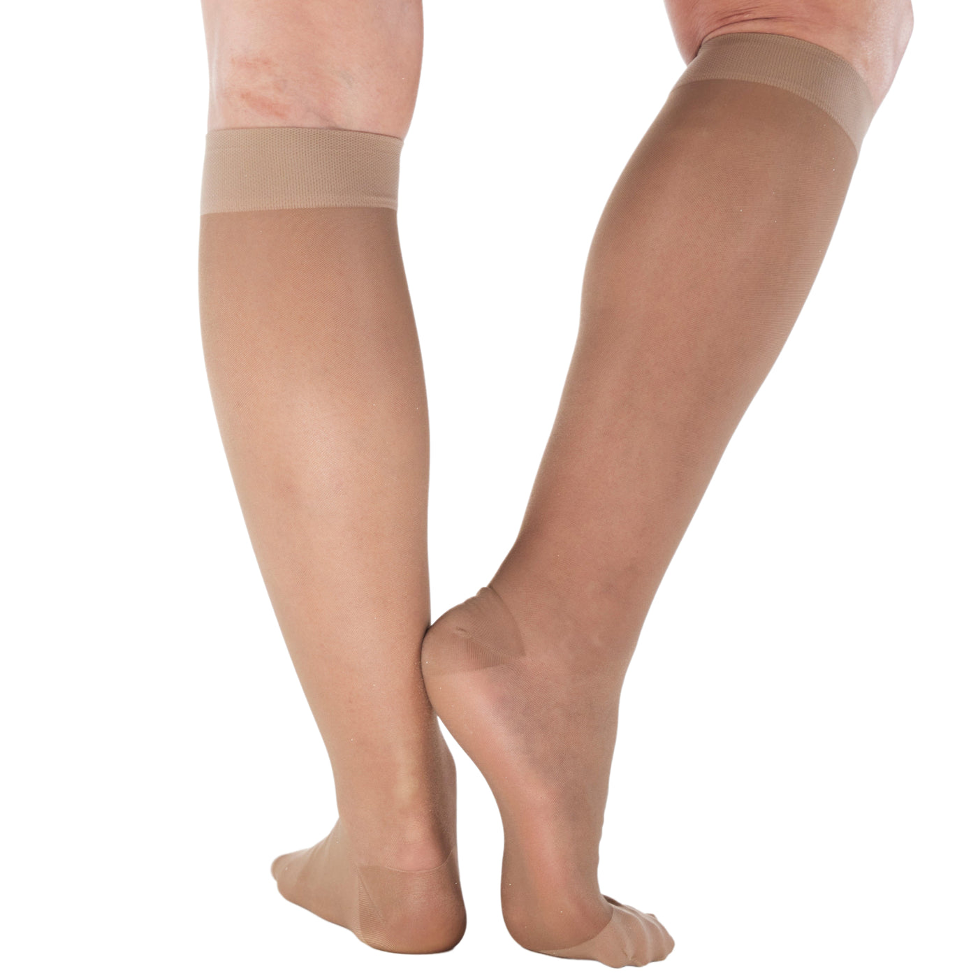 Sheer Compression Knee High for Women 15-20mmHg, A101
