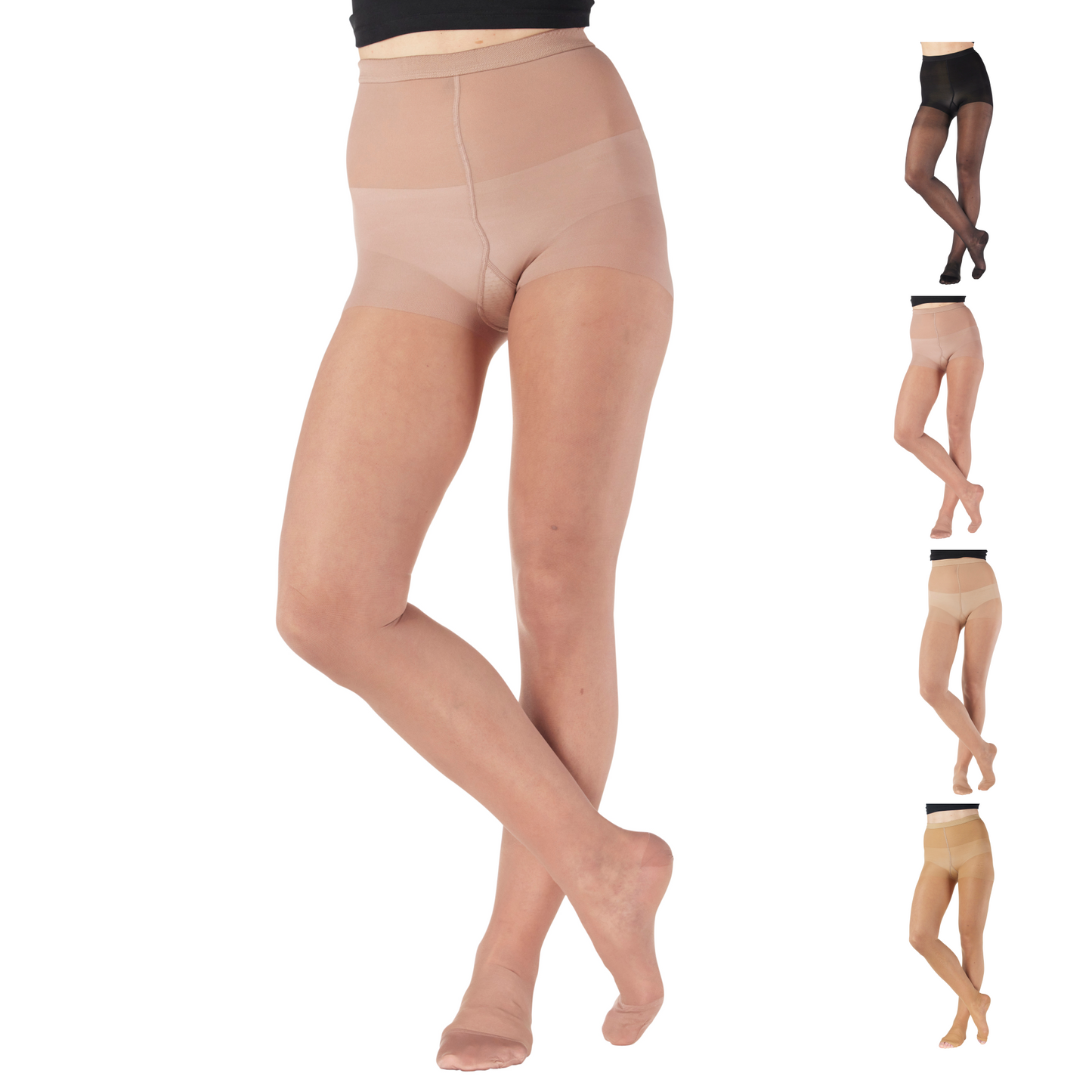 Sheer Compression Pantyhose 15-20mmHg, A103