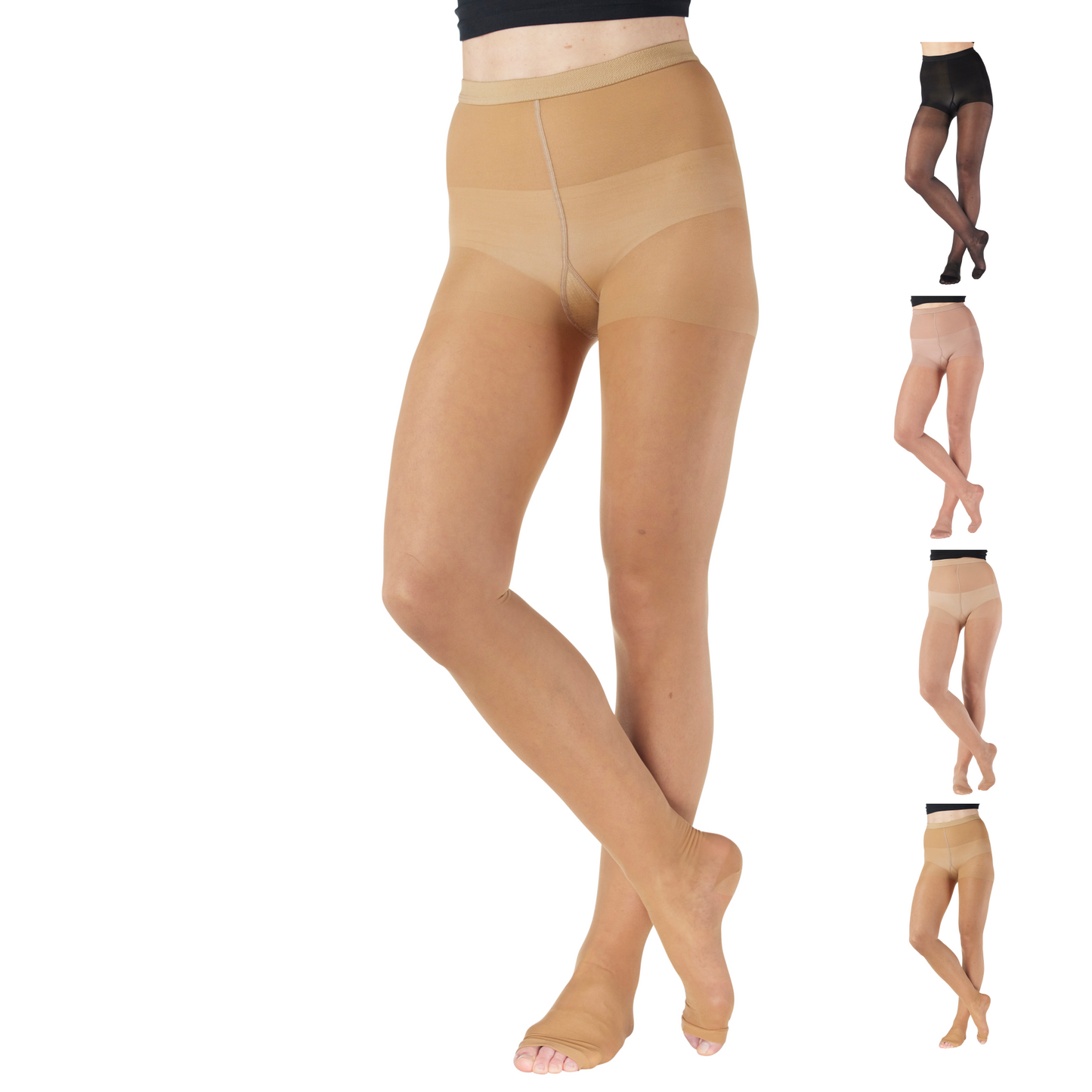 Sheer Compression Pantyhose 15-20mmHg, A103