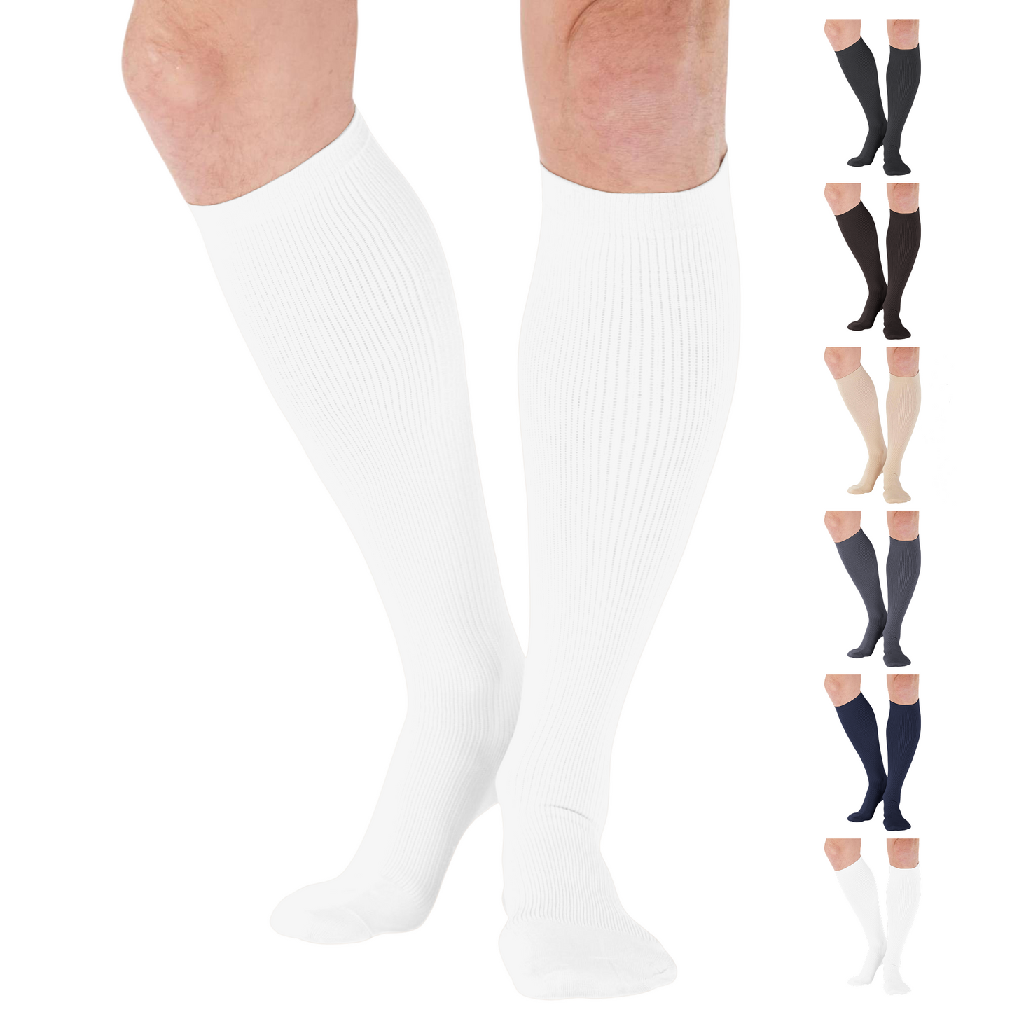 Compression Knee High Socks 20-30mmHg, A104