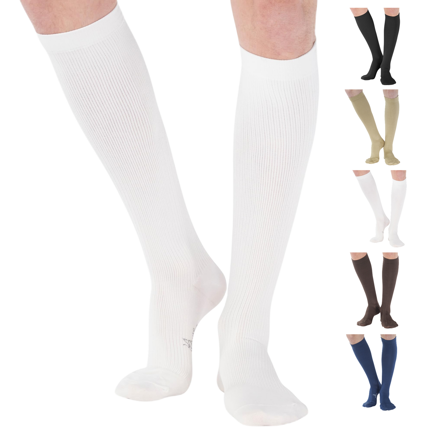 Cotton Compression Dress Socks for Men 20-30mmHg, A105M