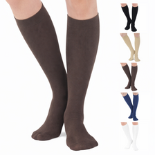 Cotton Compression Knee High Socks for Women 20-30mmHg, A105W