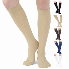 Cotton Compression Knee High Socks for Women 20-30mmHg, A105W