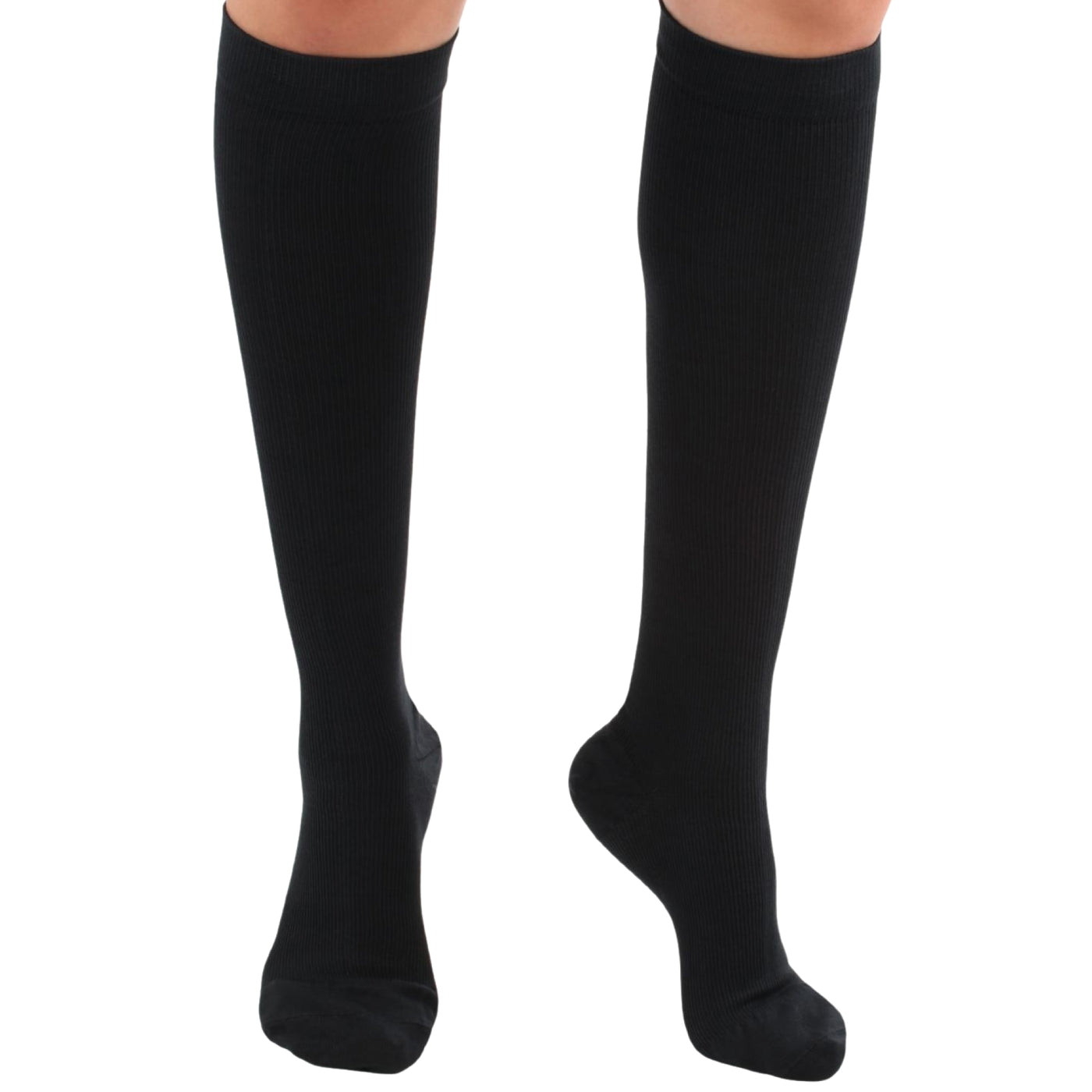 Cotton Compression Knee High Socks for Women 20-30mmHg, A105W