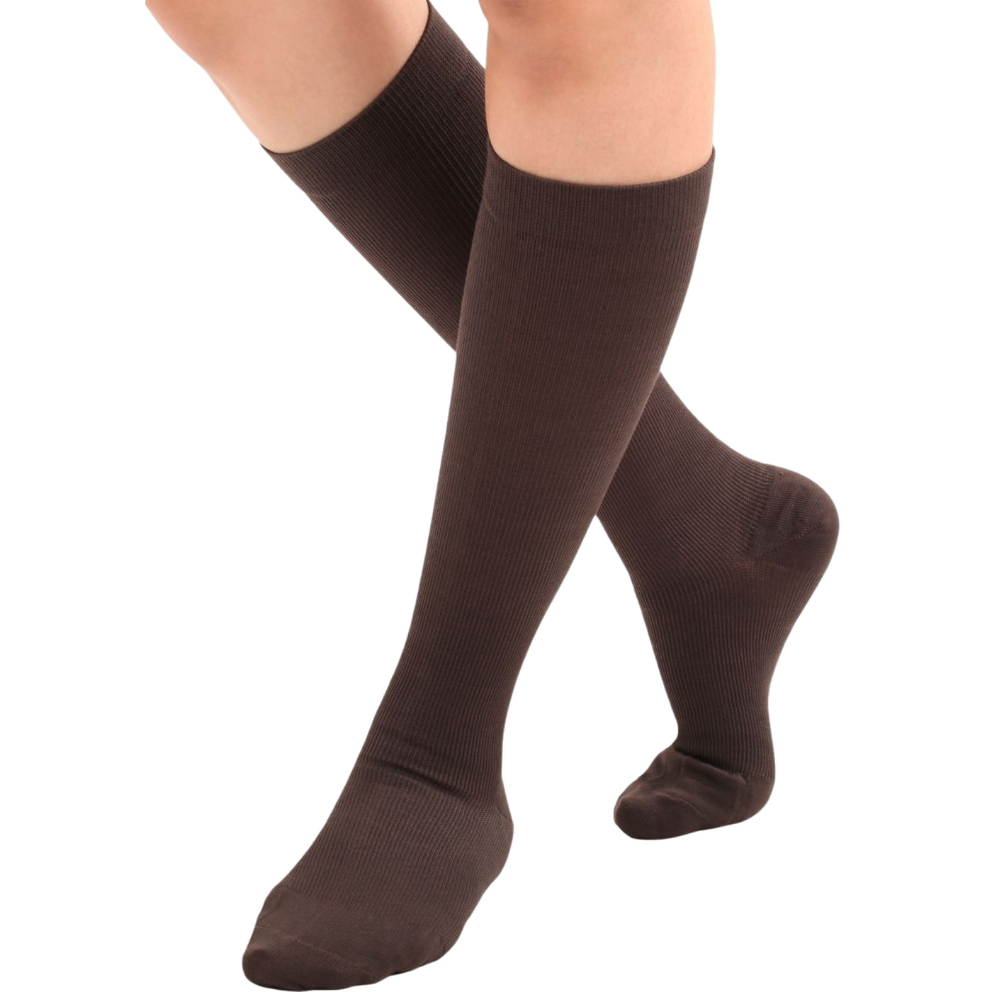 Cotton Compression Knee High Socks for Women 20-30mmHg, A105W