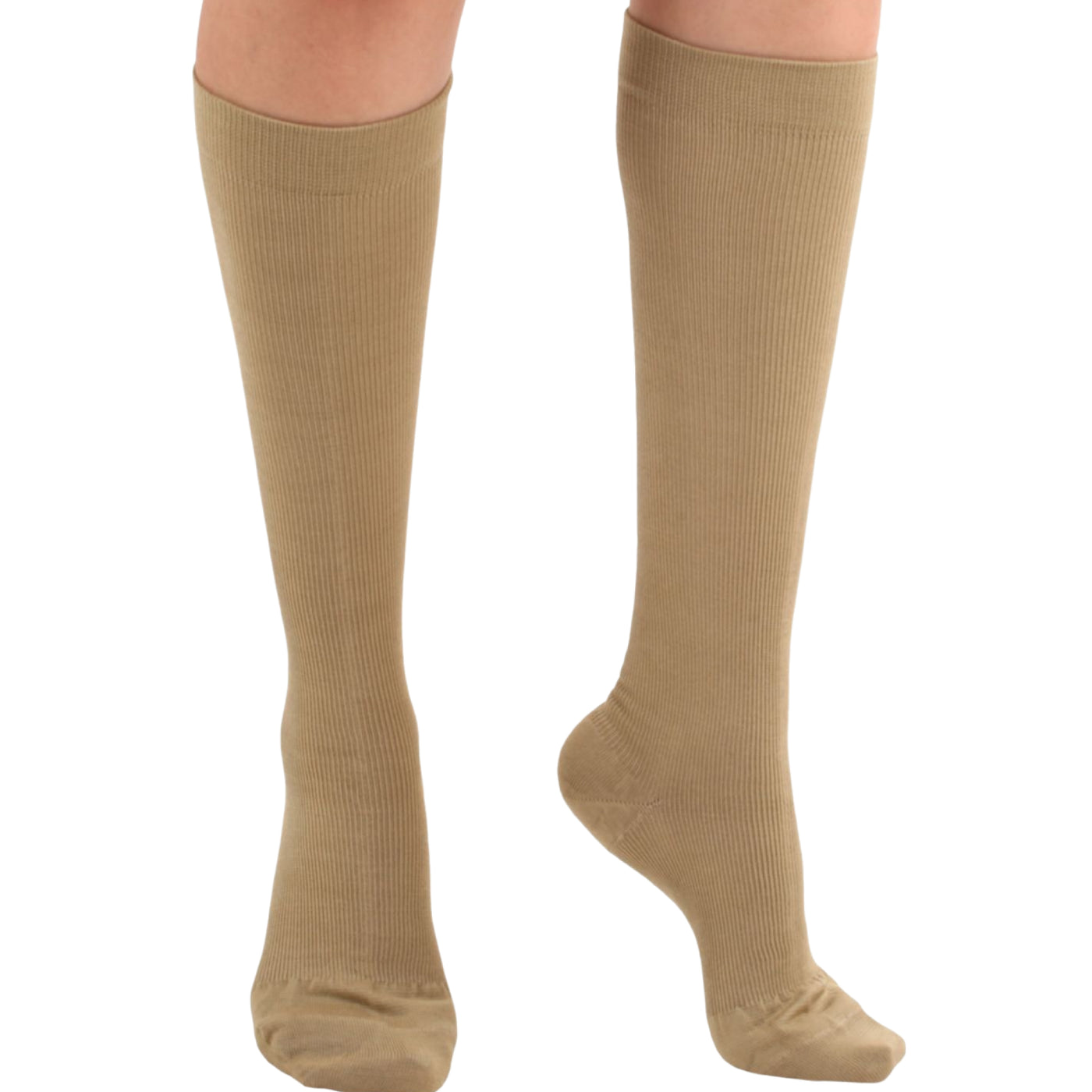 Cotton Compression Knee High Socks for Women 20-30mmHg, A105W