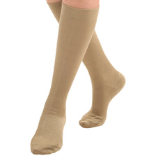 Cotton Compression Knee High Socks for Women 20-30mmHg, A105W