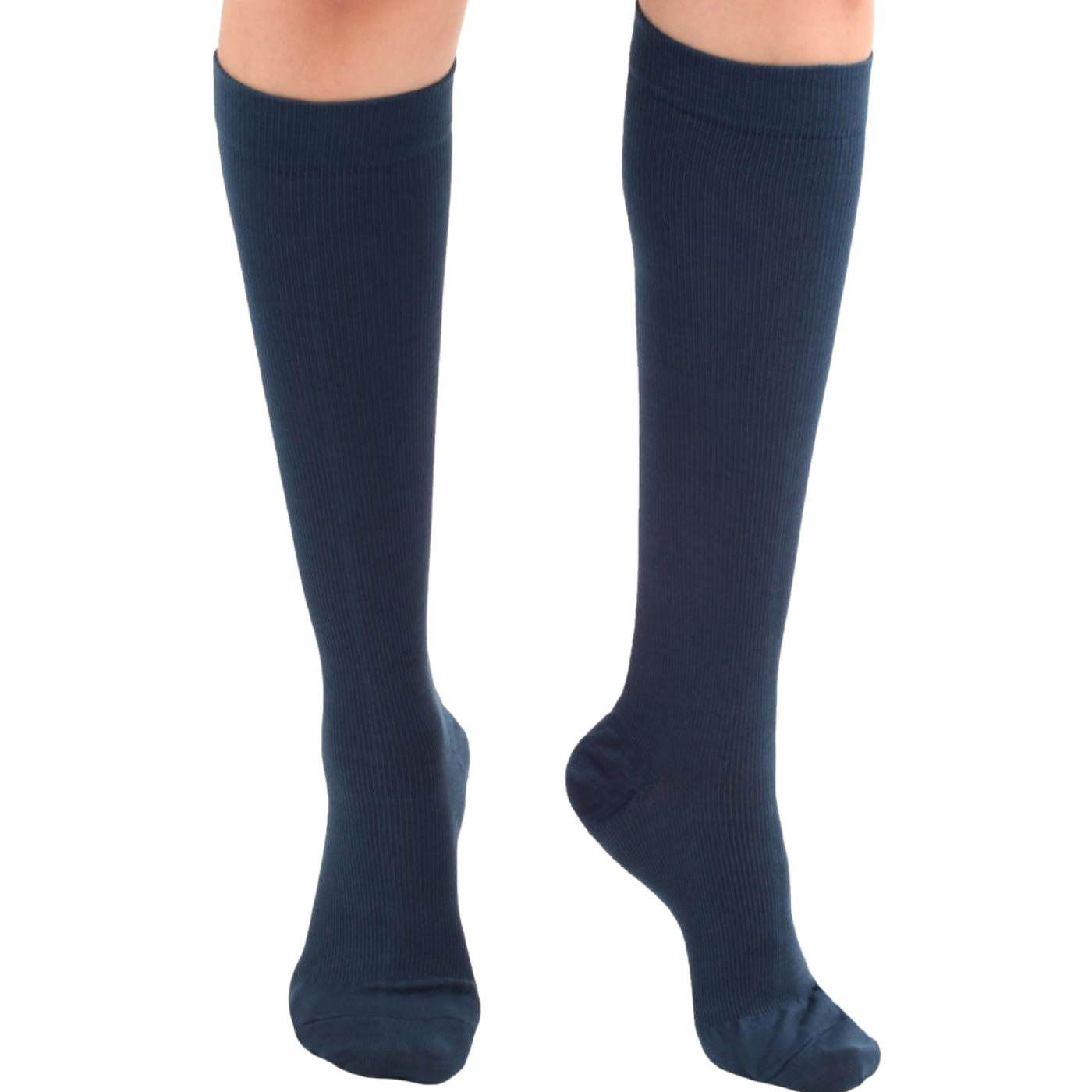 Cotton Compression Knee High Socks for Women 20-30mmHg, A105W