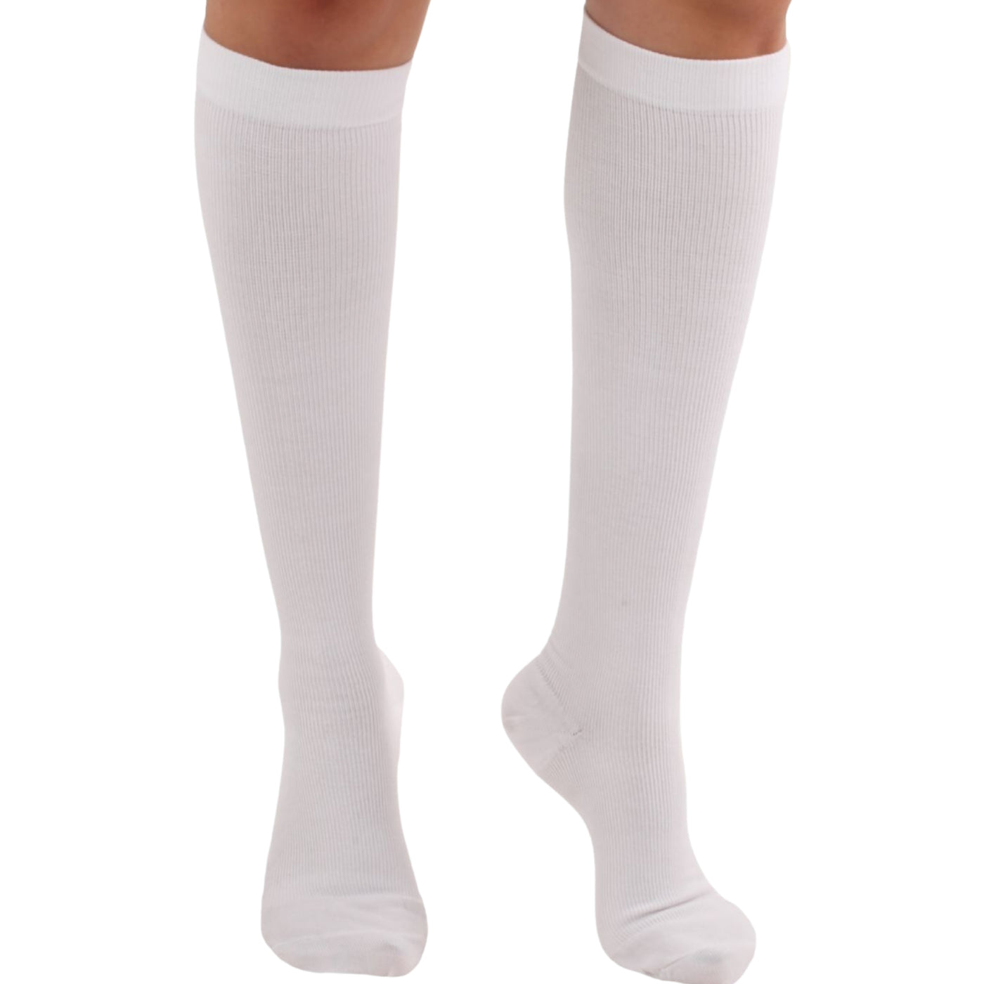 Cotton Compression Knee High Socks for Women 20-30mmHg, A105W