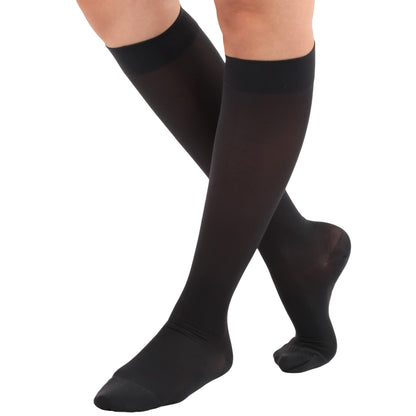Closed Toe Compression Knee High Socks 15-20mmHg, A131M