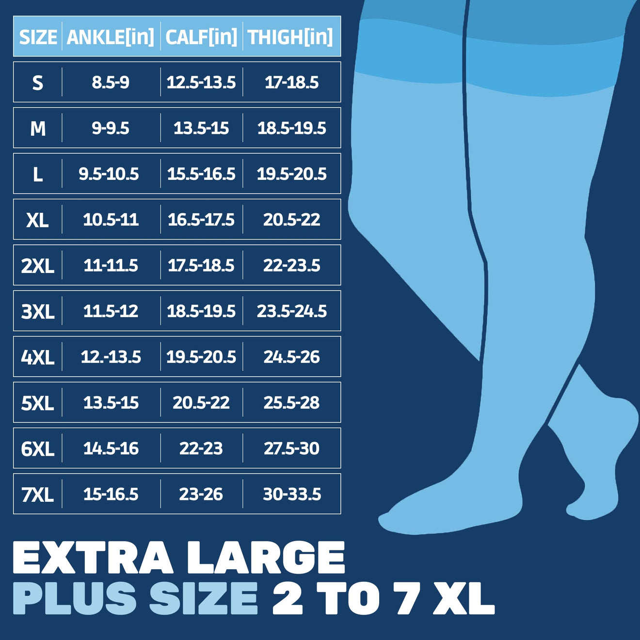 Size chart: