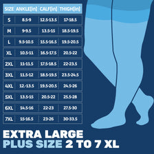 Compression Over Knee Thigh Highs for Men 20-30mmHg, A2017
