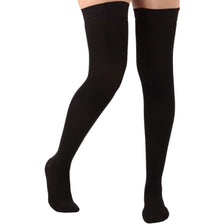 Opaque Compression Thigh Highs for Women 20-30mmHg, A203W