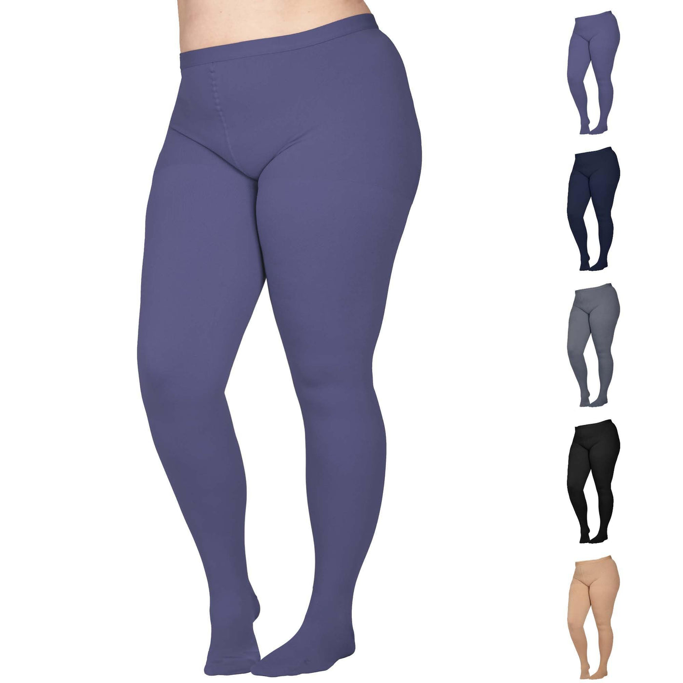 Opaque Compression Pantyhose for Women 20-30mmHg, A204