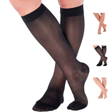 Sheer Compression Socks for Women 20-30mmHg, A205
