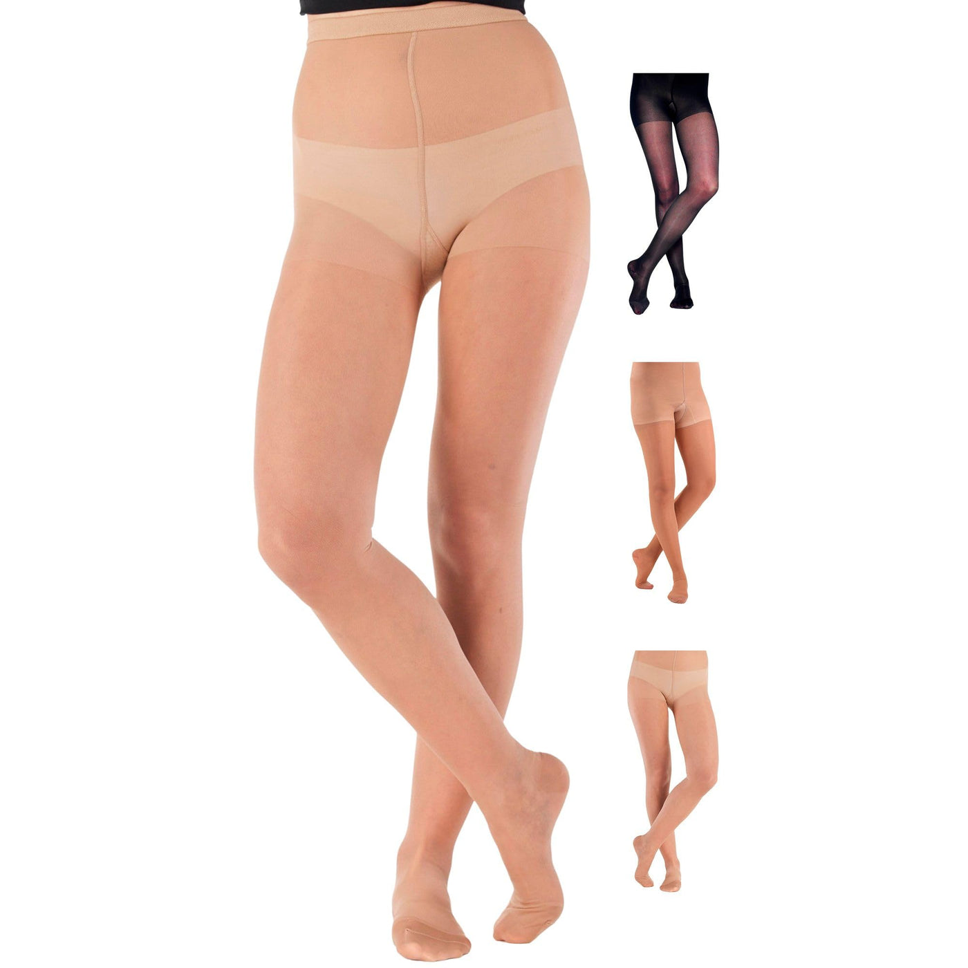 Sheer Compression Pantyhose for Women 20-30mmHg, A207