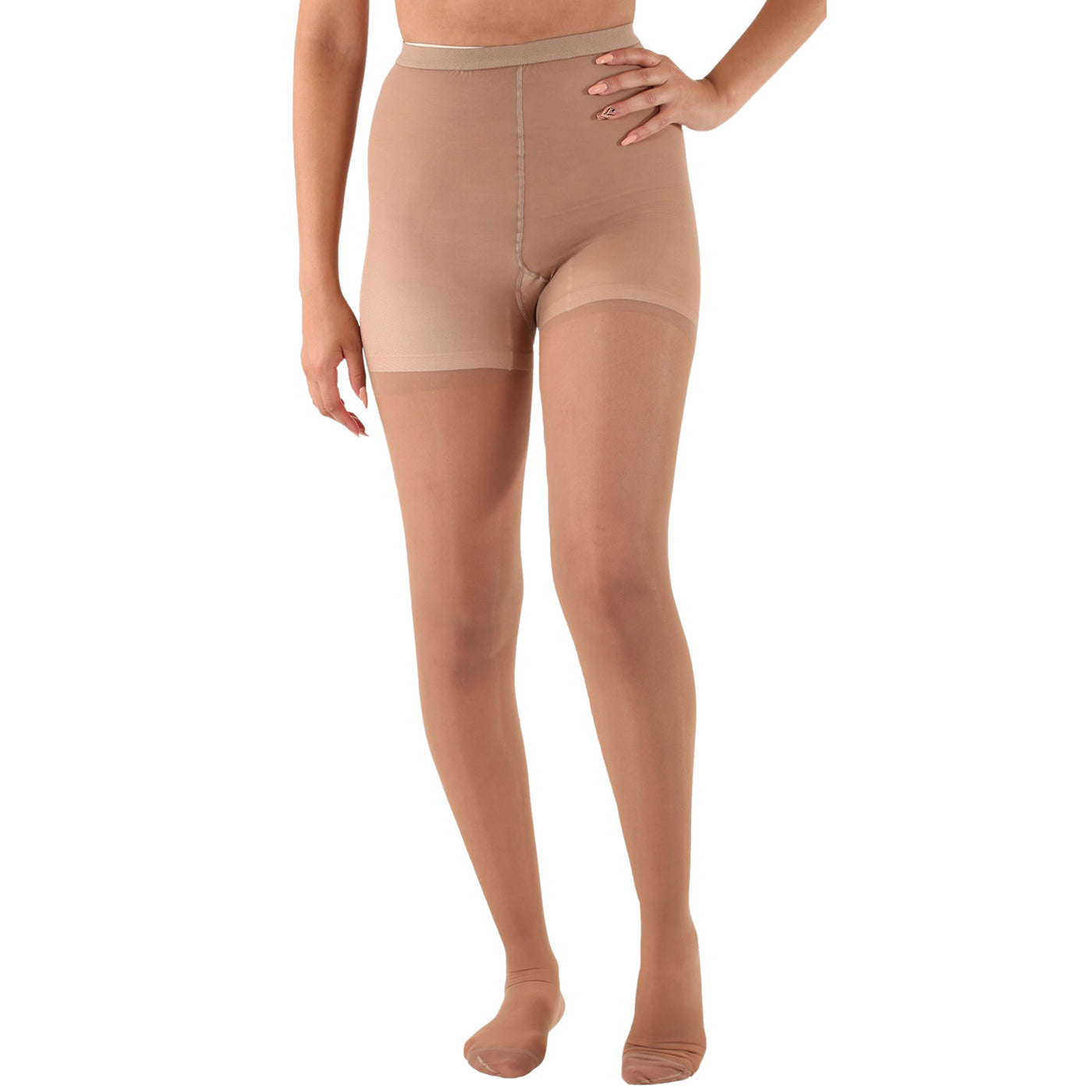 Sheer Compression Pantyhose for Women 20-30mmHg, A207
