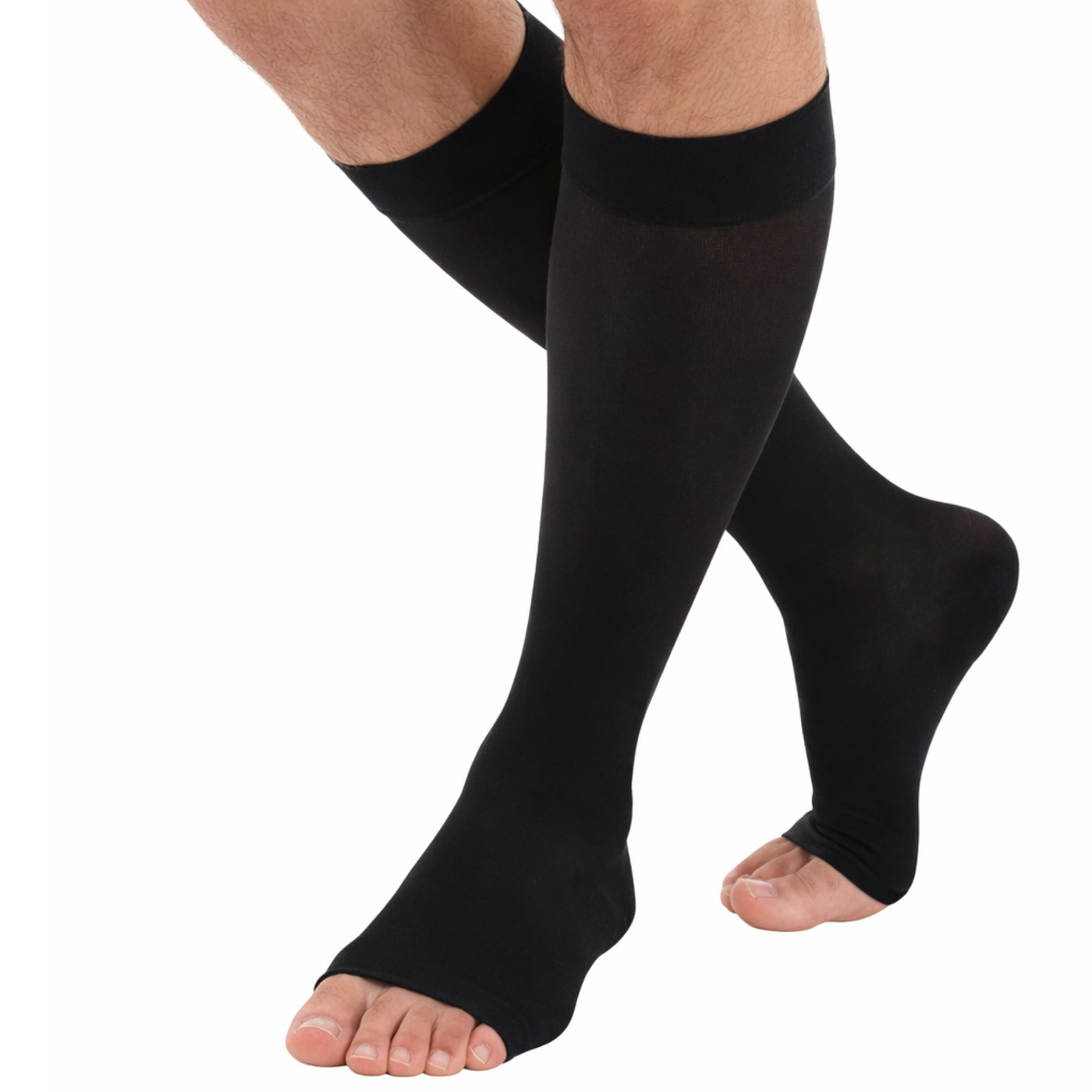 Open Toe Compression Socks for Men 30-40mmHg, A311M