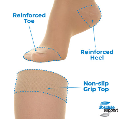 Sheer Compression Socks 15-20mmHg 3-Pack, A403