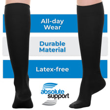 Sheer Compression Socks for Women 15-20mmHg 3-Pack, A403