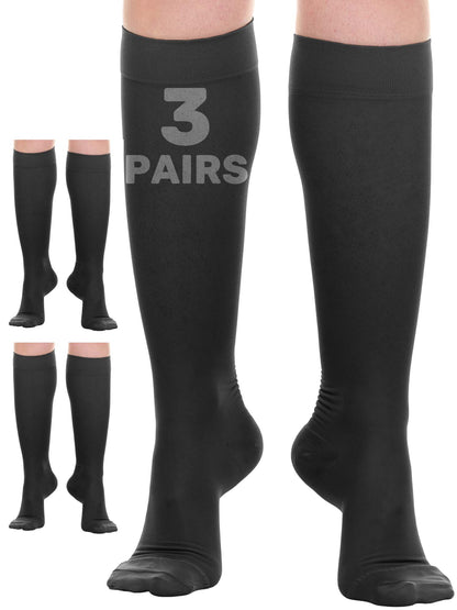 Sheer Compression Socks 20-30mmHg 3-Pack, A406