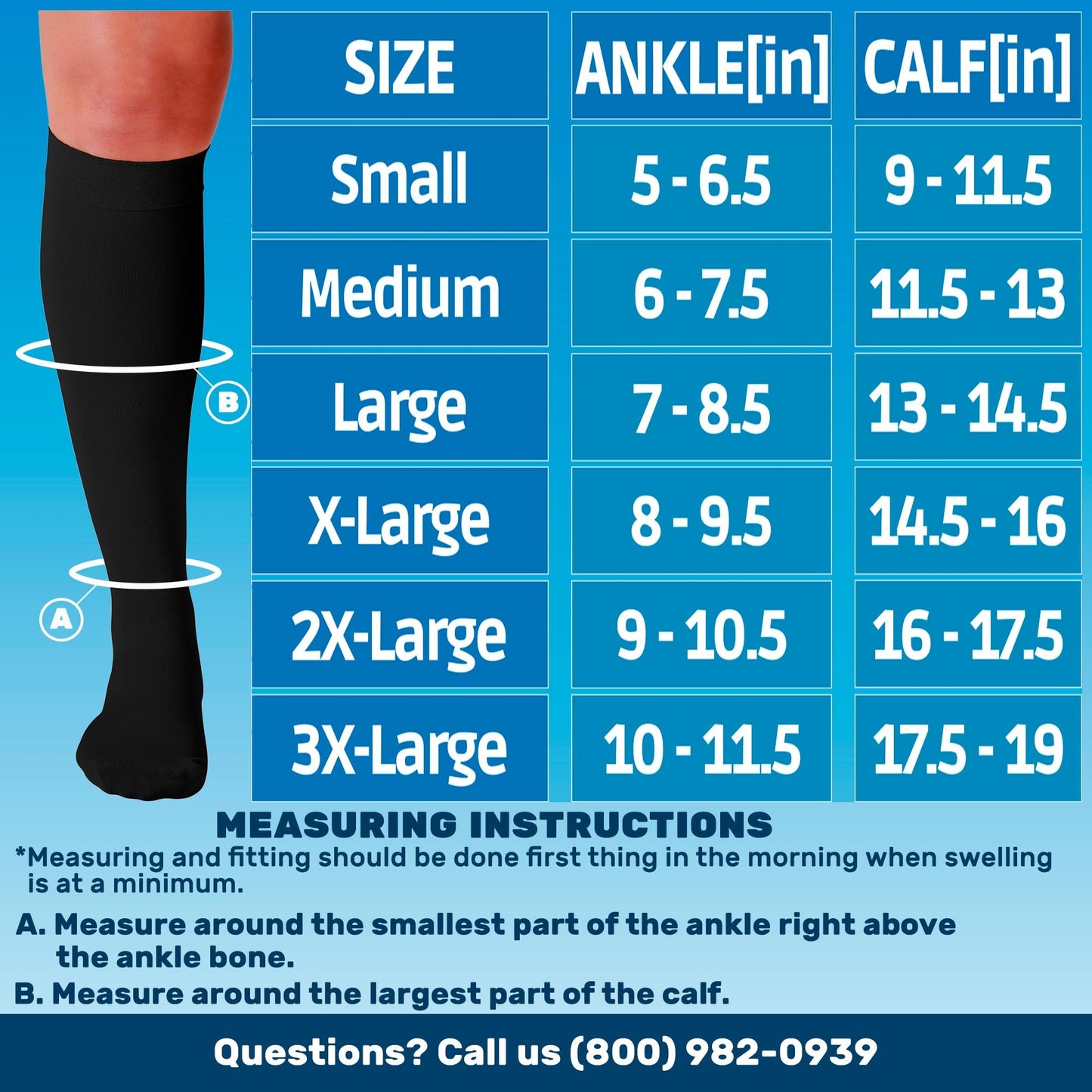 Sheer Compression Socks 20-30mmHg 3-Pack, A406