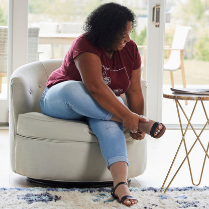 Open Toe Sheer Compression Knee High 20-30mmHg 3-Pack, A416