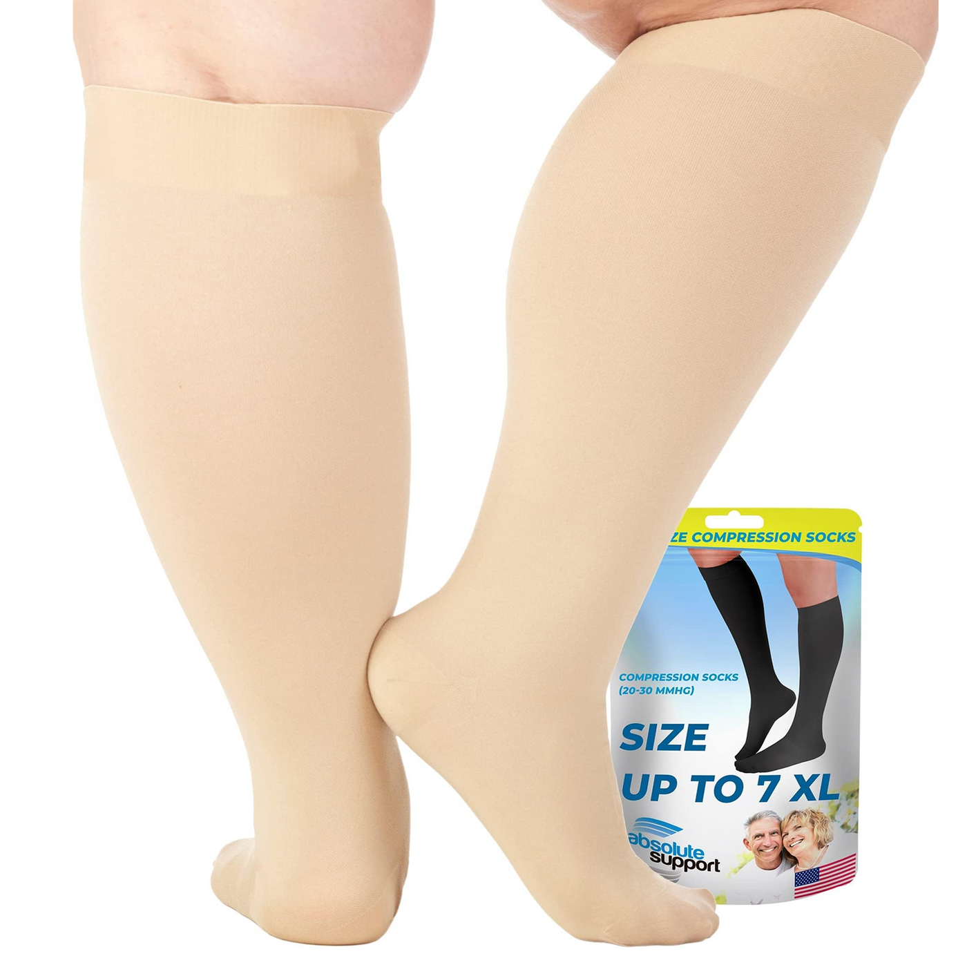Opaque Compression Socks for Women 20-30mmHg, A501W