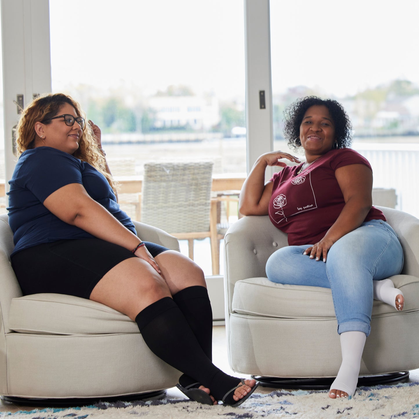 Open Toe Compression Socks 20-30mmHg, A511W