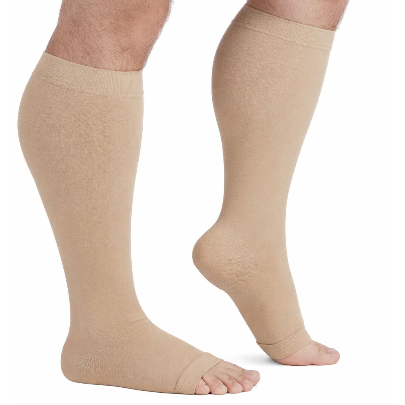 Open Toe Compression Socks for Men 20-30mmHg, A511M