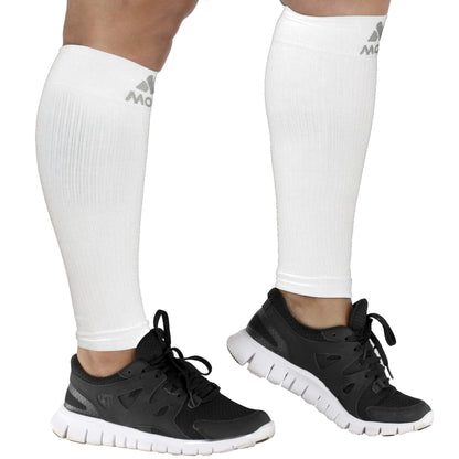 Mojo Compression Socks – Unisex Compression Footless Calf Stocking Sleeve – 20-30mmHg Opaque – A604