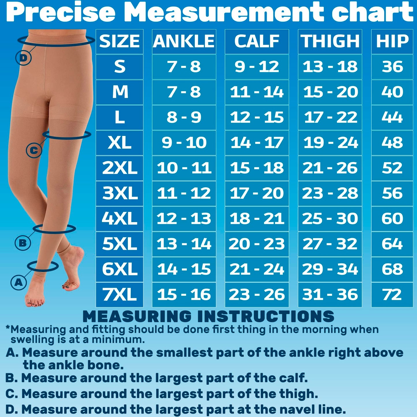 Compression Leggings 20-30mmHg, A717