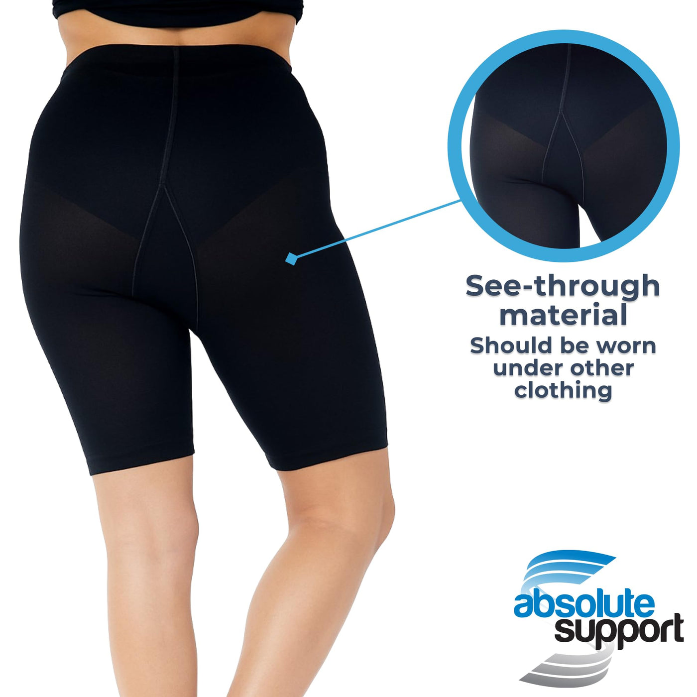 Compression Shorts 20-30mmHg for Women, A819