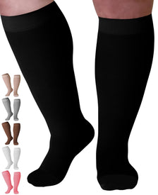 Closed-Toe Lymphatic Compression Socks for Women 20-30mmHg, A201