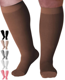 Closed-Toe Lymphatic Compression Socks for Women 20-30mmHg, A201