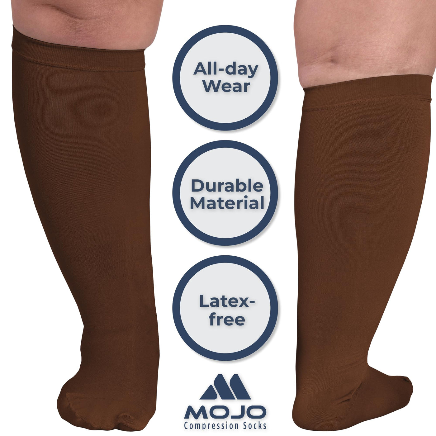 Closed-Toe Lymphatic Compression Socks for Women 20-30mmHg, A201