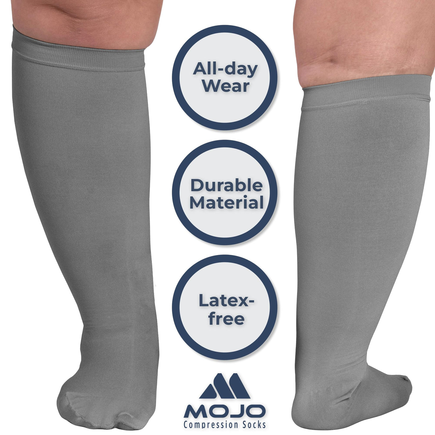Closed-Toe Lymphatic Compression Socks for Women 20-30mmHg, A201