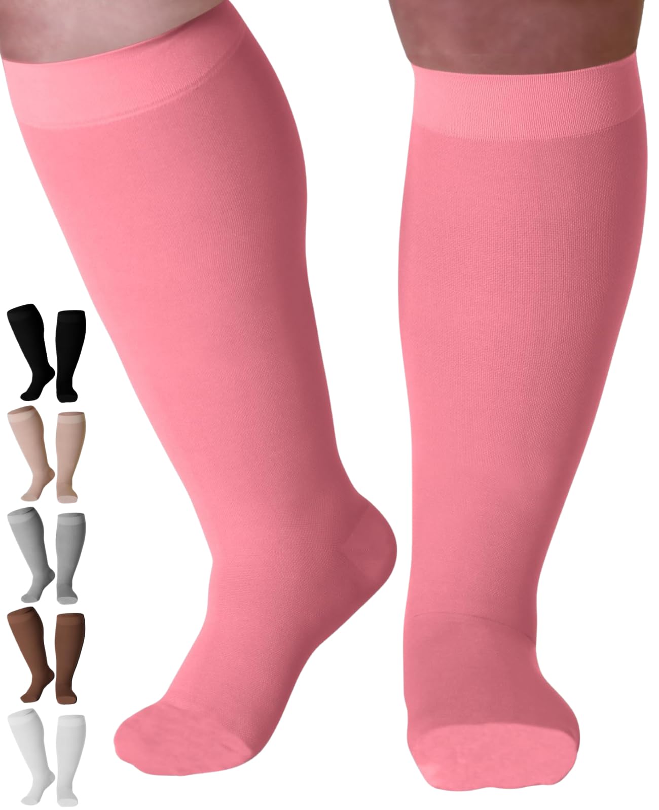 Closed-Toe Lymphatic Compression Socks for Women 20-30mmHg, A201