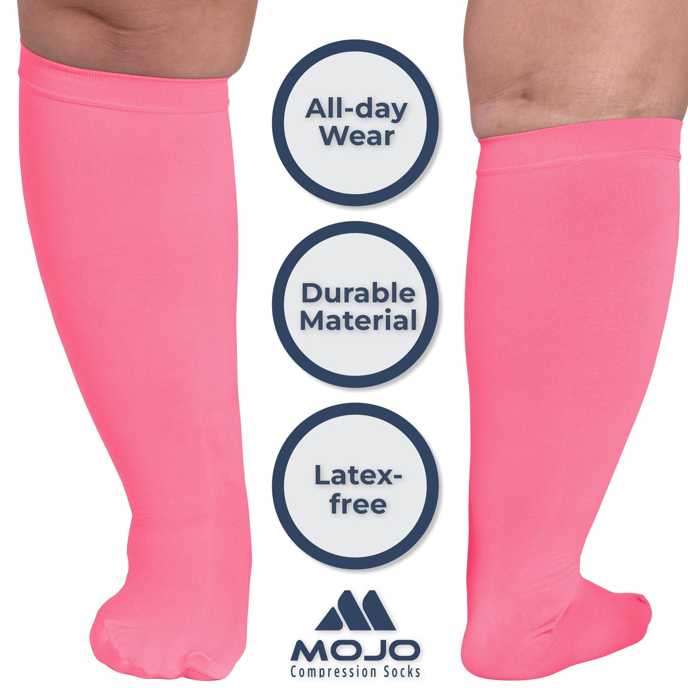 Closed-Toe Lymphatic Compression Socks for Women 20-30mmHg, A201