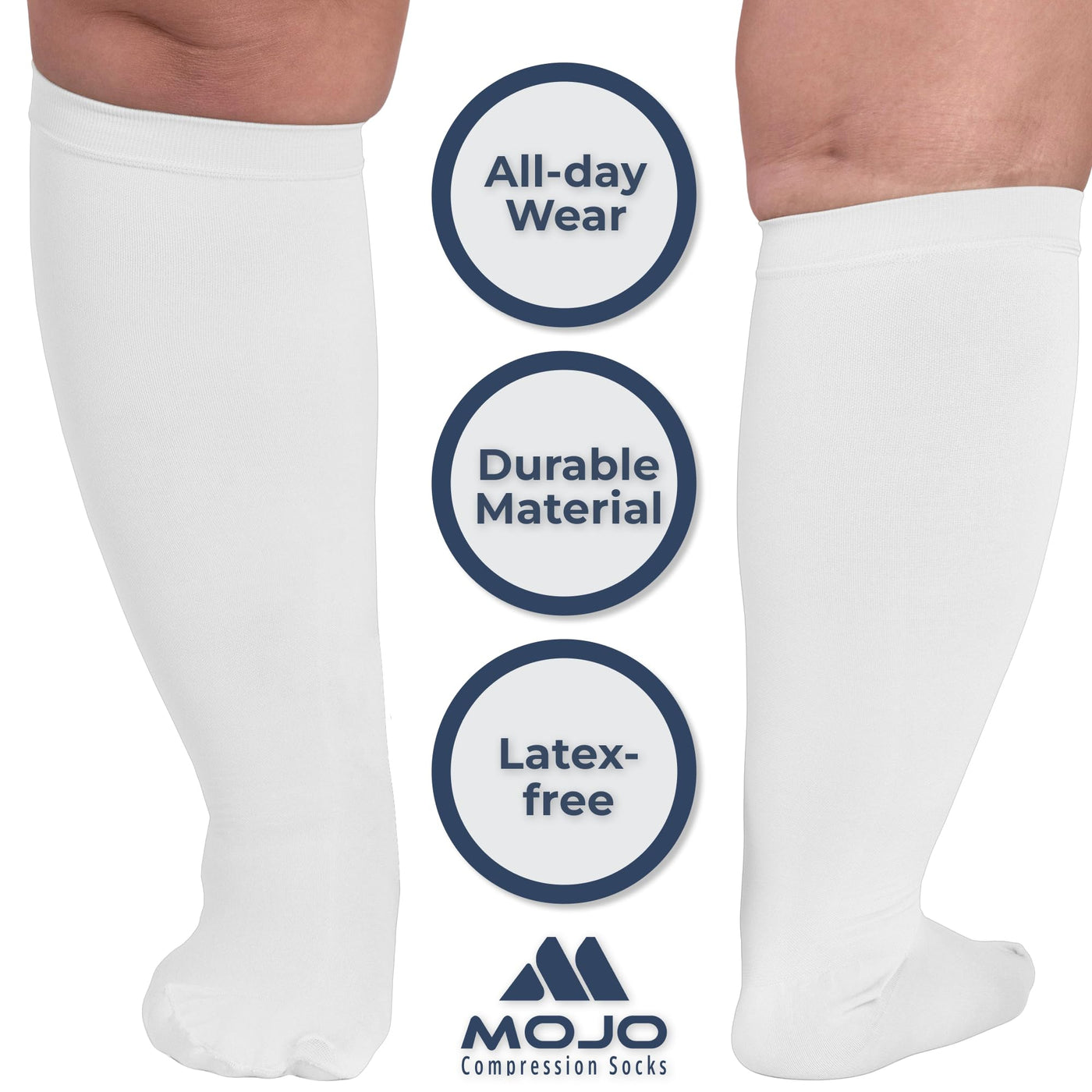 Closed-Toe Lymphatic Compression Socks for Women 20-30mmHg, A201