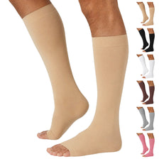 Open-Toe Lymphatic Compression Socks for Men 20-30mmHg, A211