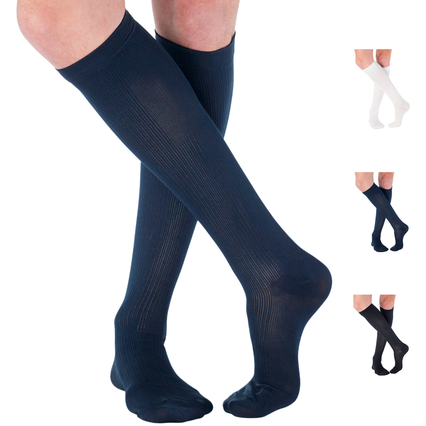Opaque Compression Socks for Men 15-20mmHg, A1010M