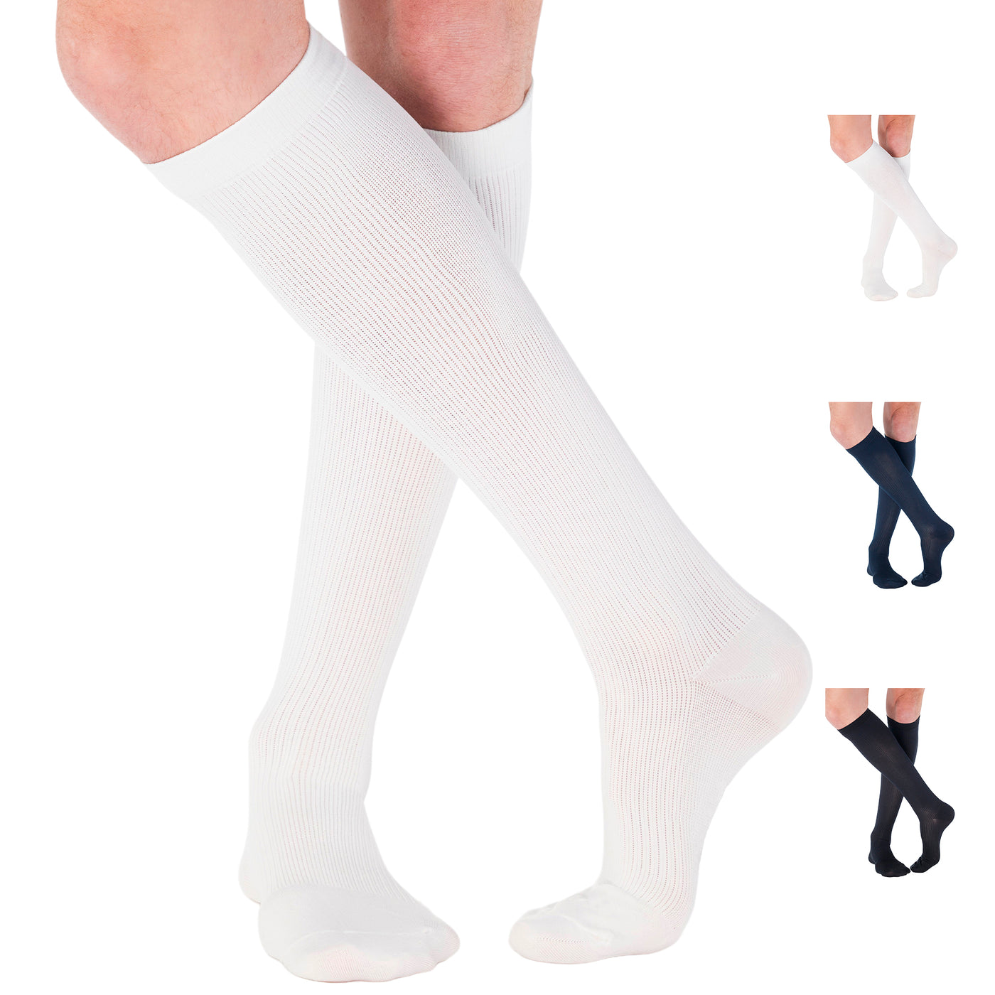 Opaque Compression Socks for Men 15-20mmHg, A1010M