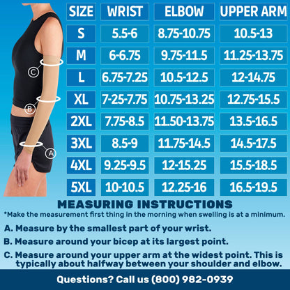 Compression Arm Sleeve 20-30mmHg, A813W